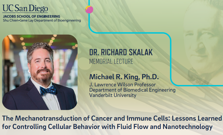 All @ucsdbe and @UCSDJacobs friends: Check out @profmikeking's Skalak Lecture Friday at 2pm 👇👇👇👇 #immunoengineering #biomechanics