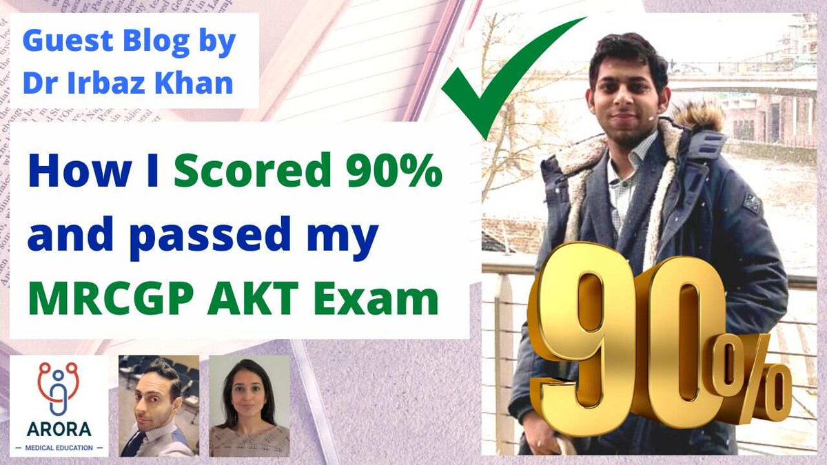 👨‍⚕️👩‍⚕️ If you are preparing for MRCGP AKT then this is a must read! Thank you to Dr Irbaz Khan for sharing his own AKT experience… aroramedicaleducation.co.uk/how-i-scored-o… 👉 Pass with our AKT courses: aroramedicaleducation.co.uk/mrcgp-akt-new/ #CanPassWillPass #MedEd