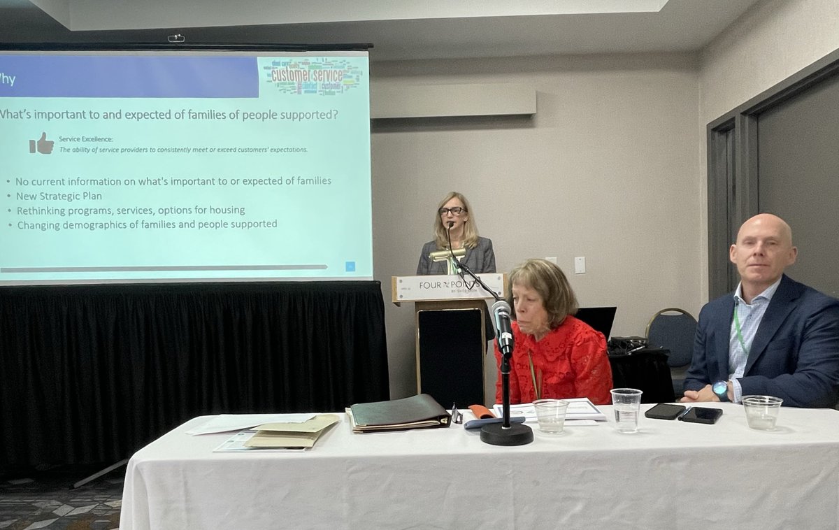 CLToronto's tweet photo. Itโs Day 2 at the #OADD2024 Conference! CLTOโs own Heather Dawson presented with our partners from @ReenaFoundation and @CLEssexCounty on surveying stakeholder experiences. ๐ค #DevelopmentalServicesMatter #Advocacy https://t.co/ZR2mE2YrSJ