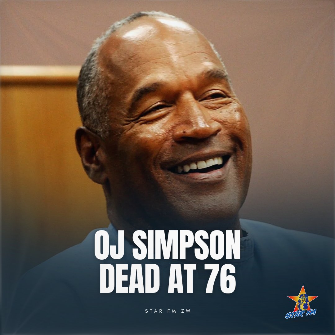 O.J. Simpson dies at 76. #OJSimpson was an American football player who was once acquitted in the 1994 trial for the murders of his ex-wife Nicole Simpson and her friend.