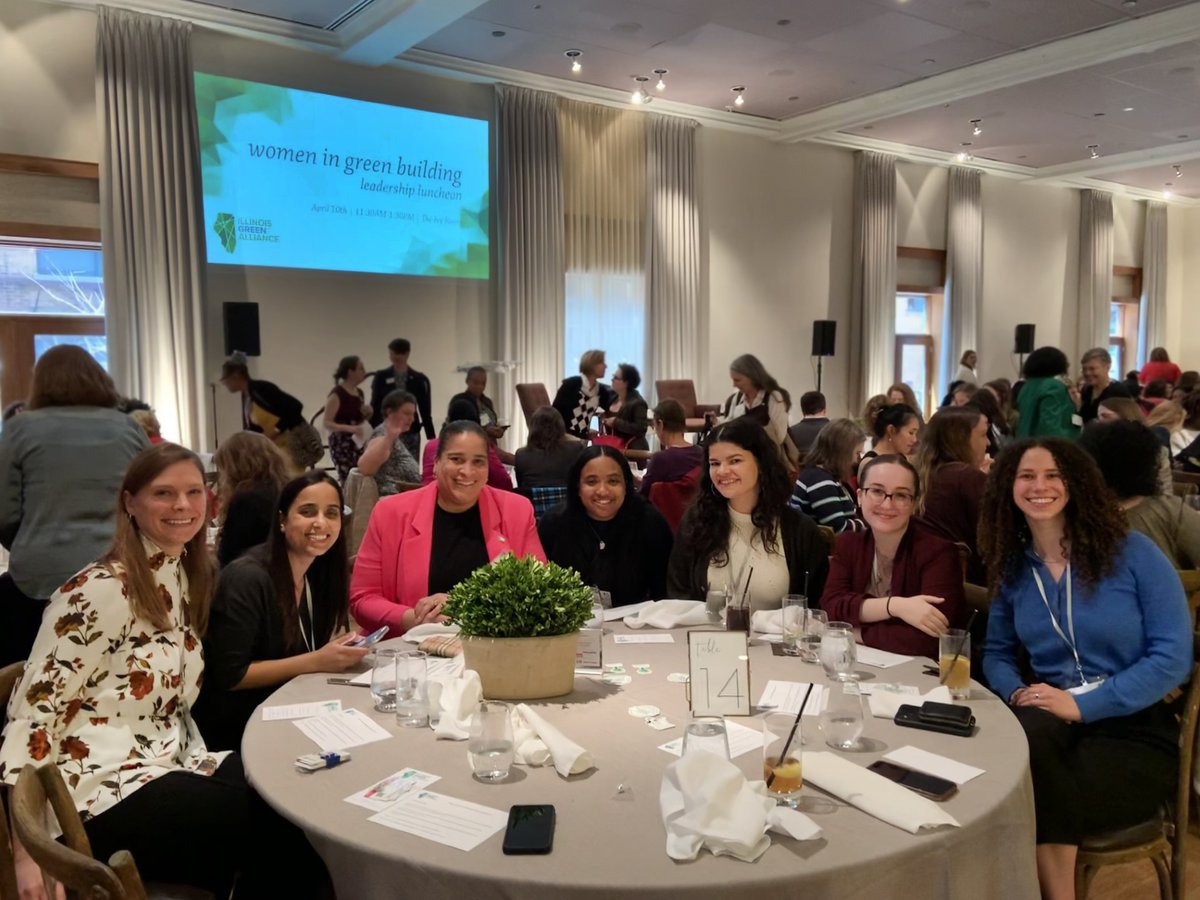 Thanks to the <a href="/ilgreenalliance/">Illinois Green Alliance</a> for hosting a great luncheon yesterday.

MEEA staff left inspired by the speakers, Juanita Garcia, Joanne Rodriguez, Alex Kruzel and Karen Youngblood!