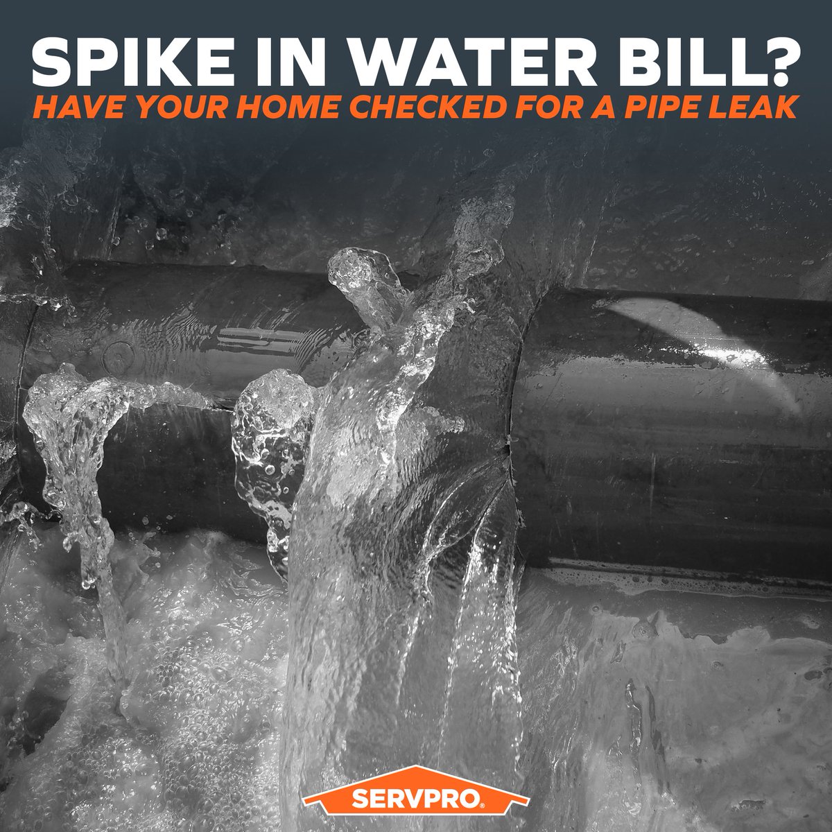 A significant spike in your water bill may indicate a leak. Detect and address pipe breaks or leaks promptly to avoid long-term damage.