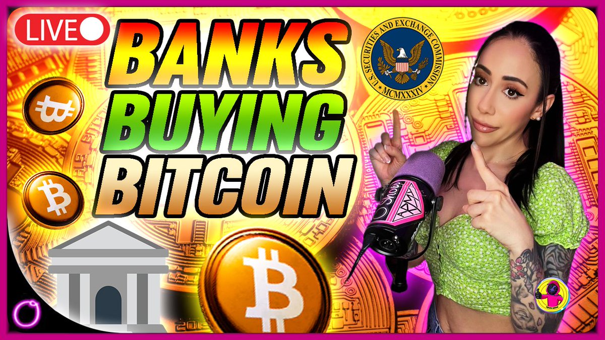 🚨Filings show US banks are buying #Bitcoin    (Ordinals play) Join us we're live! Other news to cover 🔽 -#Solana drama -@bonus_block new marketplace! -The end of DeFi #Uniswap -@eesee_io token launch today 👀 And more Like and share youtube.com/live/rIEant-C0…
