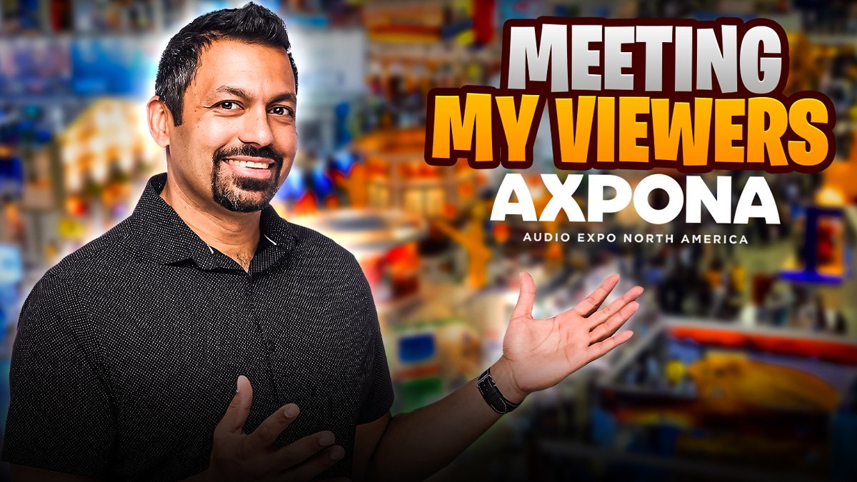 Meet me at Axpona 2024!! If you're going to be in Schaumburg this weekend, follow my Instagram to see where I'll be an hour before the show starts on Friday, Saturday, and Sunday.  This is my first Axpona and it's gonna be fun! - youtu.be/iUfAwNd-KQ4 #axpona