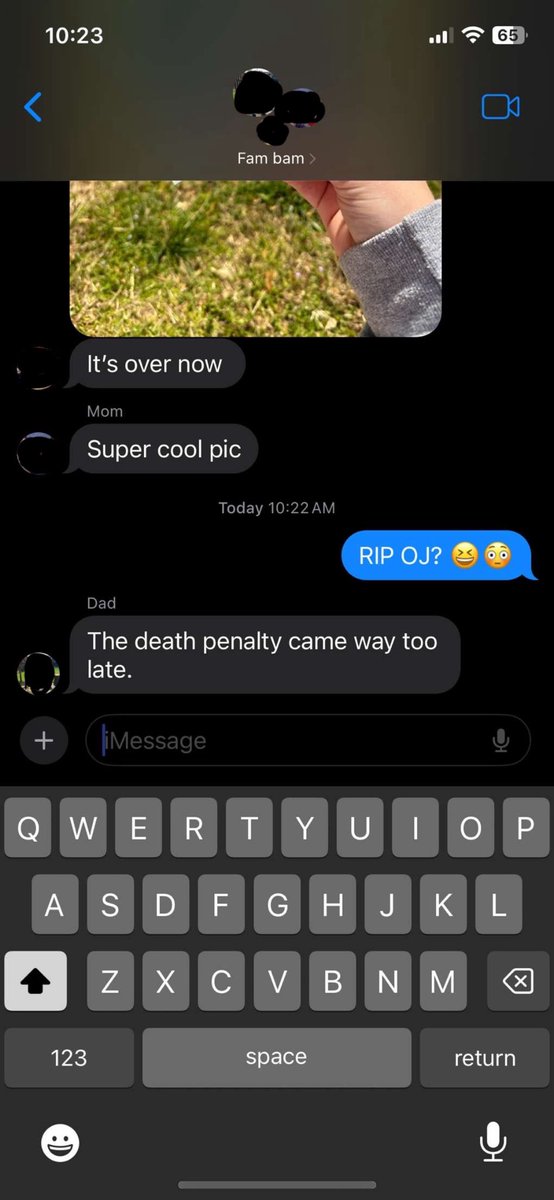 DaRealJMichael's tweet photo. News of OJ Simpson in family gcs #ojsimpson #juice https://t.co/E0V9mFax91