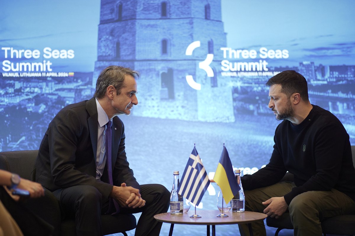 I had the opportunity to meet with President @zelenskyyUa in Vilnius. I once again reiterated our unwavering support of Ukraine and accepted his invitation to attend the upcoming Global Peace Summit in Switzerland.