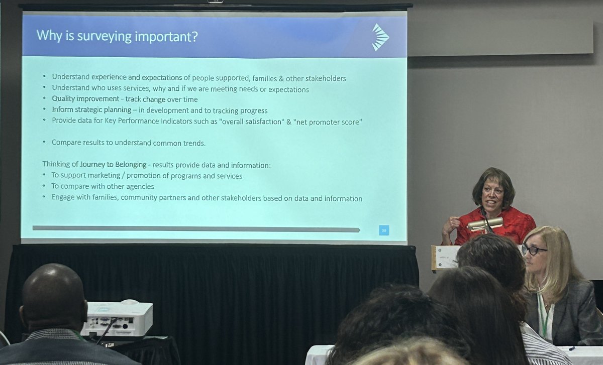 CLToronto's tweet photo. Itโs Day 2 at the #OADD2024 Conference! CLTOโs own Heather Dawson presented with our partners from @ReenaFoundation and @CLEssexCounty on surveying stakeholder experiences. ๐ค #DevelopmentalServicesMatter #Advocacy https://t.co/ZR2mE2YrSJ