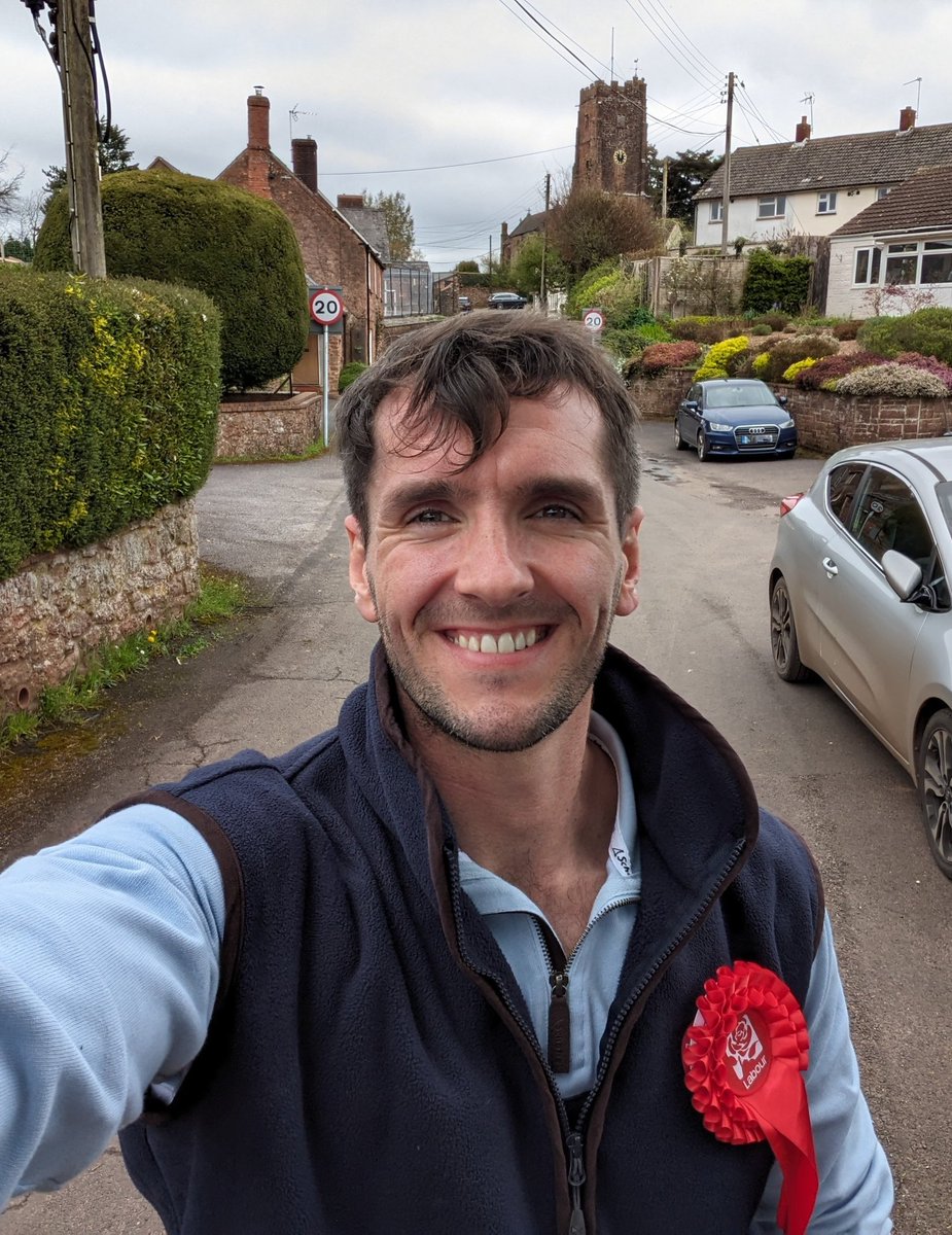 Really enjoyed speaking with voters in the village of Langford Budville today. Great conversations with people who valued how we listened to their priorities, particularly on the cost of living and the NHS. 🌹🚪#labourdoorstep #GeneralElectionNow #win24