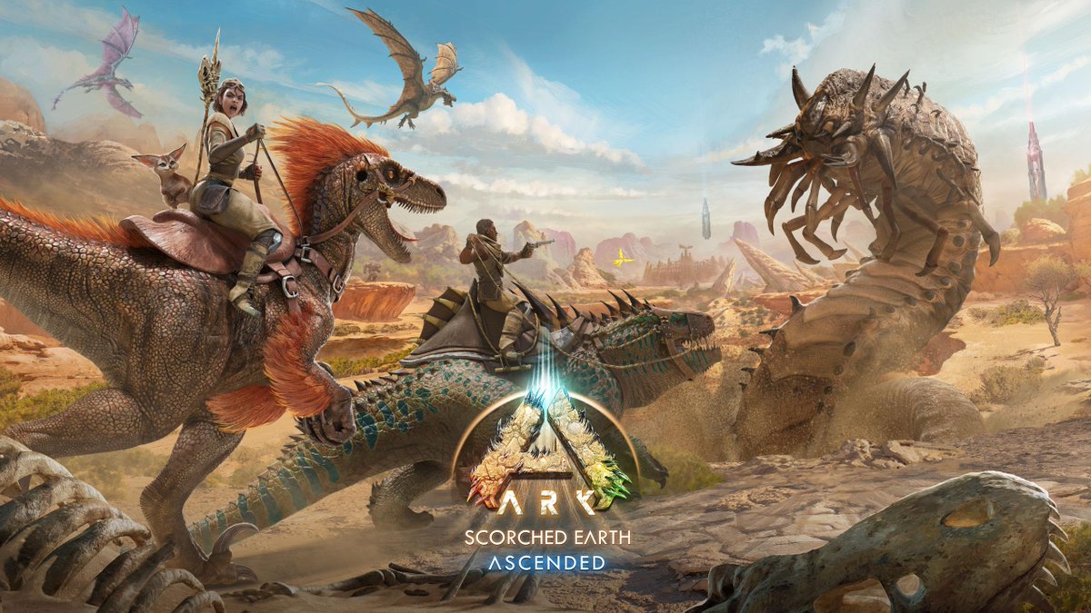 Check our latest game review of 📄✍️ ARK: Scorched Earth Ascended explaining Studio Wildcard's remake progress and all the new features that came with this free update! If you haven't already got it 🤩 the cheapest place to get Ark: Survival Ascended too blueandqueenie.com/ark-scorched-e…