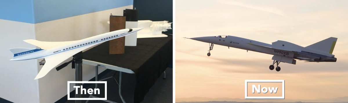 How do you start a startup that's building a supersonic jet? @bscholl did, and his company @boomaero just did their first flight. Here's a breakdown of 8 hard-tech companies with crazy ambitious ideas, and how they got started.