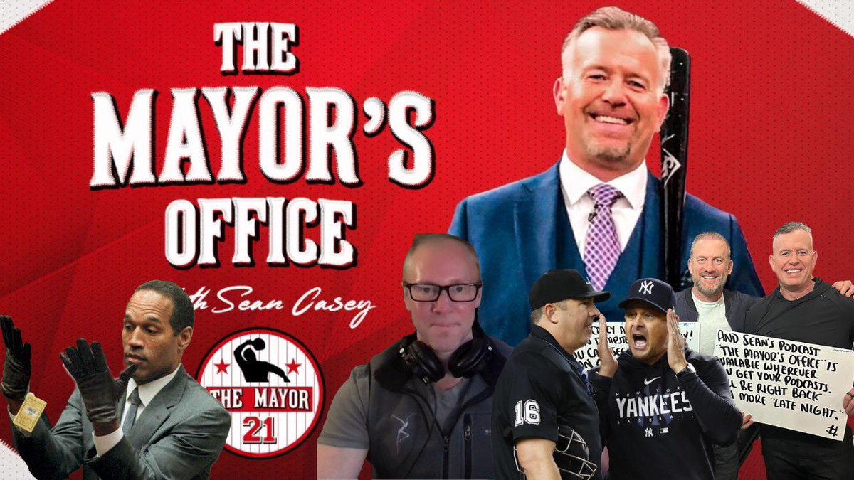 Today’s #TheMayorsOffice Rundown: - Case & Demp on Seth Meyers - OJ Simpson’s Death - Aaron Boone’s Ejection Artistry - Shohei Ohtani Exonerated - Naylor Brothers’ Bombs Watch below or listen wherever you cast! @TheMayorsOffice youtu.be/rVG-tO2uaV8?si…