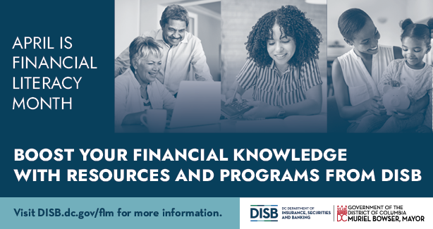 From matching savings to helping manage student loans, there are so many ways that @DCDISB can help DC residents maximize and grow wealth. In honor of Financial Literacy Month, learn more and get started➡️disb.dc.gov/flm