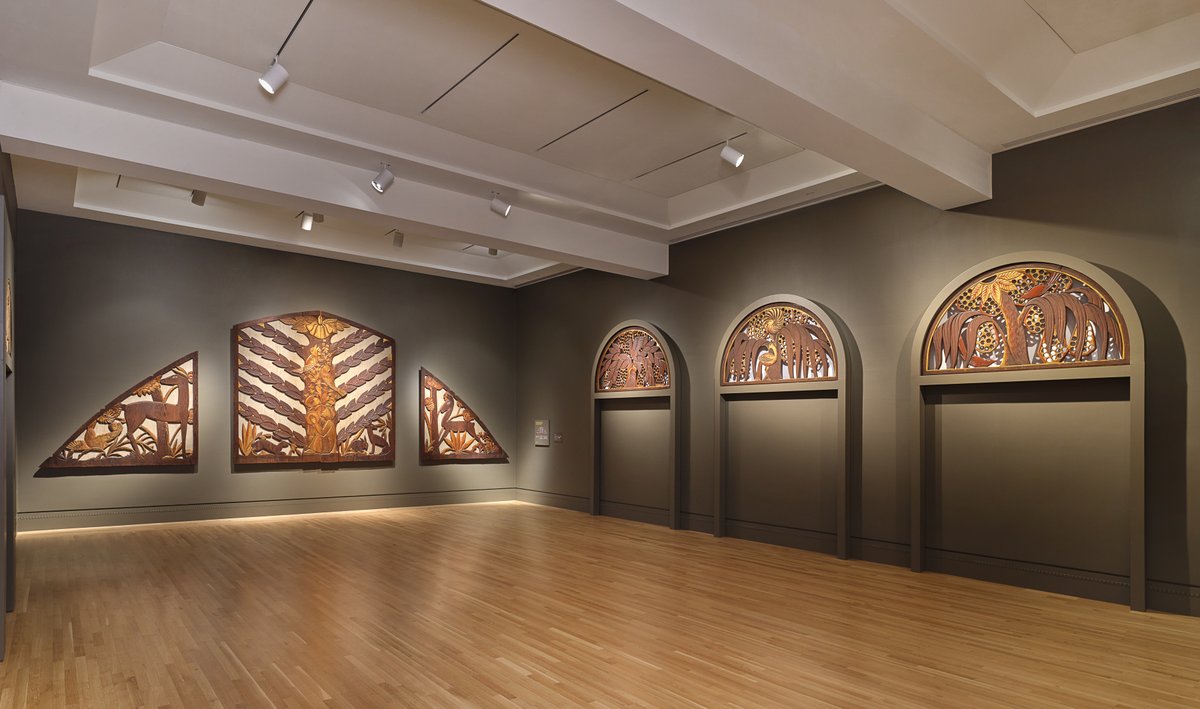 For the first time in over four decades, the parts of #SargentClaudeJohnson’s “Organ Screen” are reunited in the namesake exhibition #atTheH. Learn about this work and “Head of Boy” from Huntington Educators at free drop-in talks this Saturday and Sunday: bit.ly/43pBRs6