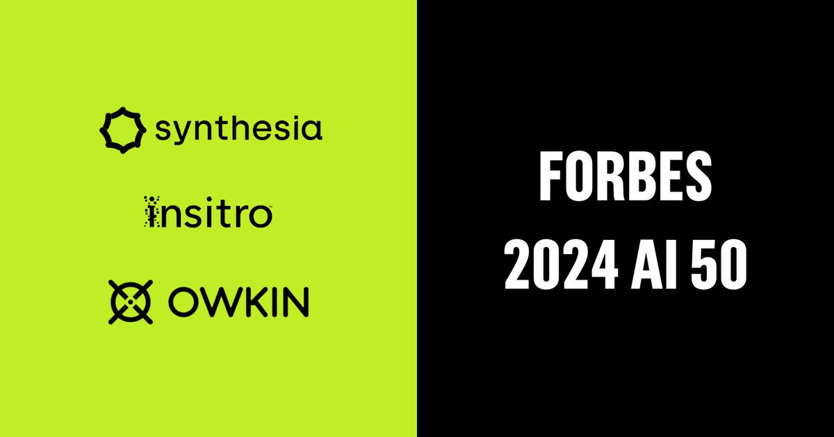 Congratulations to GV’s portfolio companies who were named on @Forbes’s 2024 #ForbesAI50 list! 🎉 This list recognizes the most promising companies that are trailblazing technological advances in the evolving #AI ecosystem — bit.ly/3TTyMMC