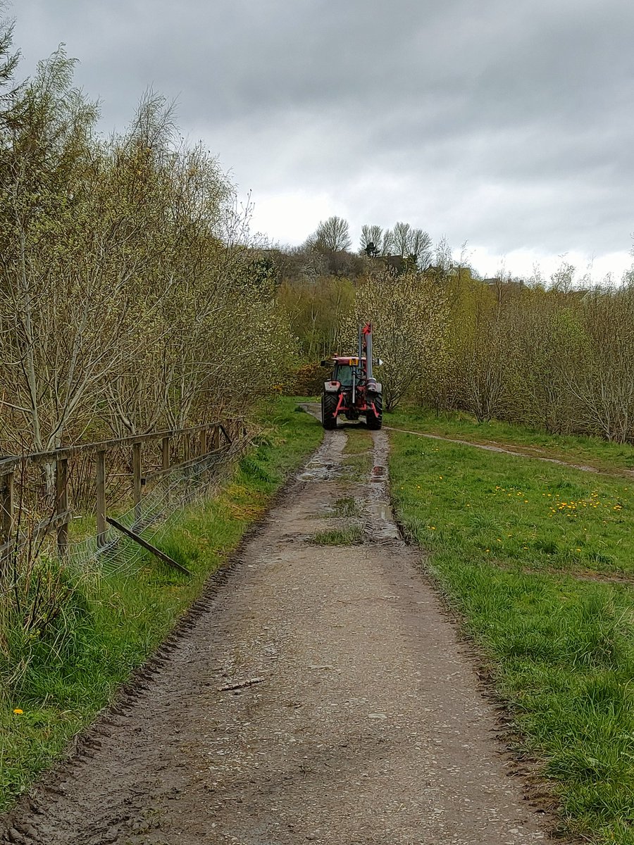 Tractor in the steelworks 🤔