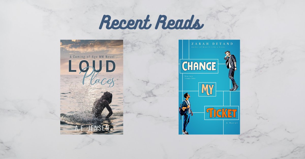 For this week's #RecentReads, I have two fabulous #contemporary #comingofage #MMromance stories from #AEJensen and @ZarahDetand!
elliethomasromance.wordpress.com/2024/04/11/rec…