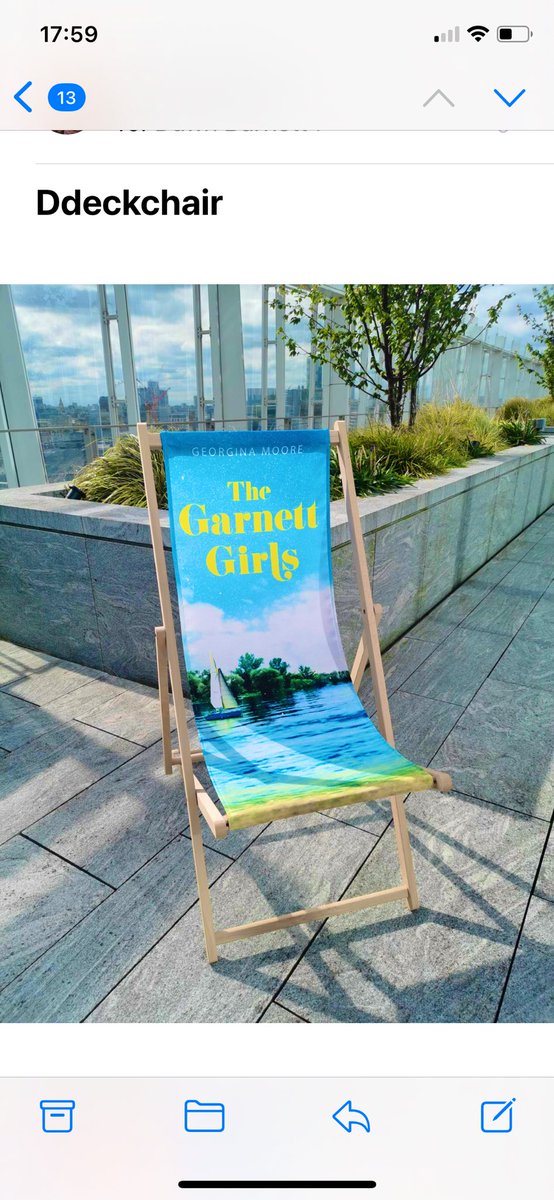 Take a seat. 
Read a book. 
#TheGarnettGirls is out in paperback today. 🩵