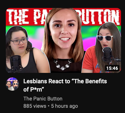 A LibFem is just a RadFem waiting to happen.
Stoked to see young lesbians following the lead of 2nd Wave Feminists, not 3rd Wave pro-porn LibFems.

#TERFs are the #4thWave.
These two based young women give me hope for the future.
@_panic_button_ 
youtube.com/watch?v=jZNZab…