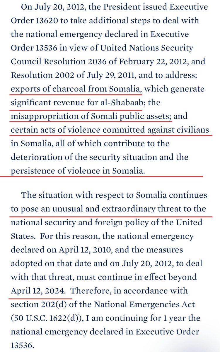 At least Uncle Sam is finally pointing fingers, and they know the corruption within #Somalia. We all know how Al-Shabaab gets its funding. The world has been talking about the charcoal business in Jubaland since Ahmed Madobe came to power. Did HSM ever take any actions? This is a…