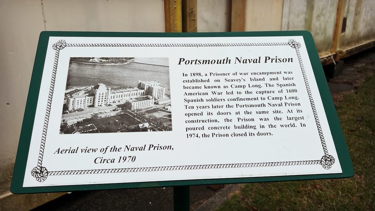 Checked out historic Portsmouth Naval Prison today located at Portsmouth Naval Shipyard in Kittery, #Maine. It operated 1908-1974 & incarcerated about 86,000 Sailors & Marines. It was known as “The Castle” and  “Alcatraz of the East.” 📸 Lee Roberts #History #Navy #Prisons