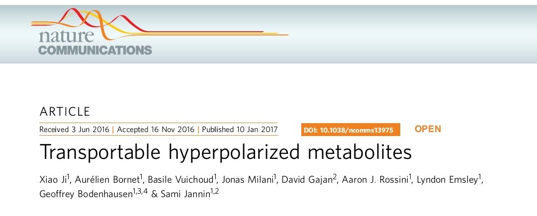 🚀 Project 2 : Hyperpolarization transport

📌 The work is to combine hyperpolarizing matrices and state-of-the-art low-temperature DNP methods, both available in our laboratory, to extend hyperpolarization lifetimes and ultimately transport hyperpolarized samples to the MRI