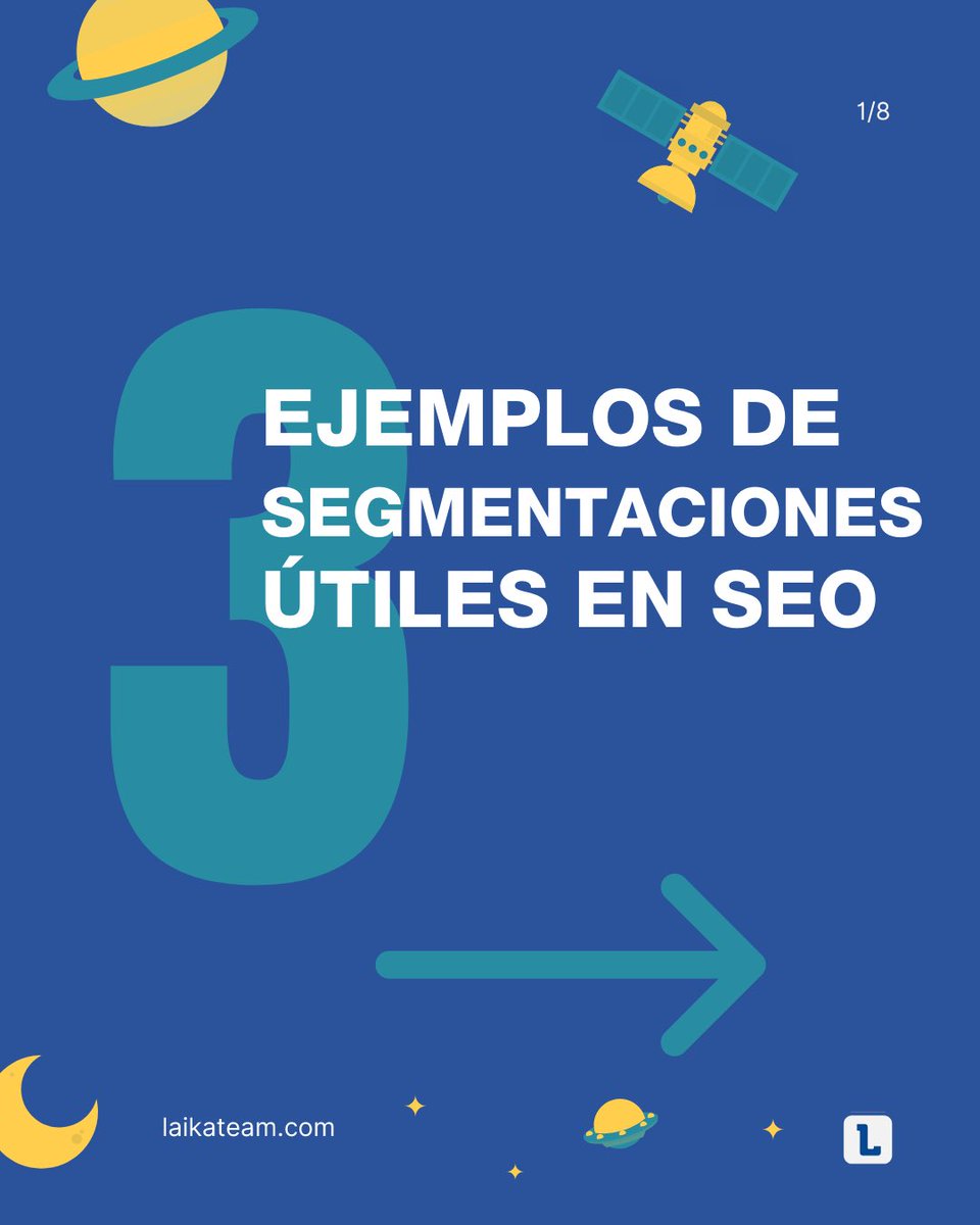 Laikateam_'s tweet image. #Segmentar nos hace entender mejor cada proyecto SEO que tenemos entre manos.
Al entender qué sucede, podemos priorizar las acciones de nuestra estrategia y ser más rentables para nuestros clientes.
⤵️ sigue ⤵️