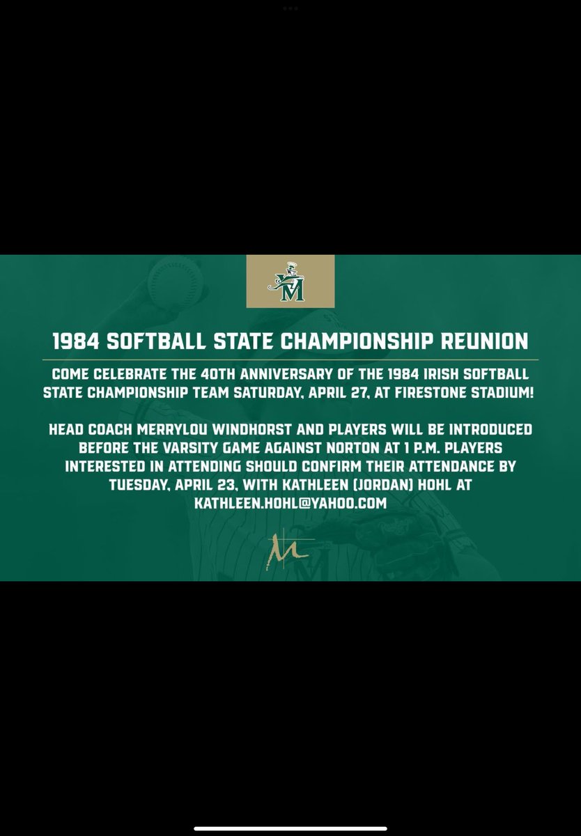 St. Vincent-St. Mary Softball tweet media