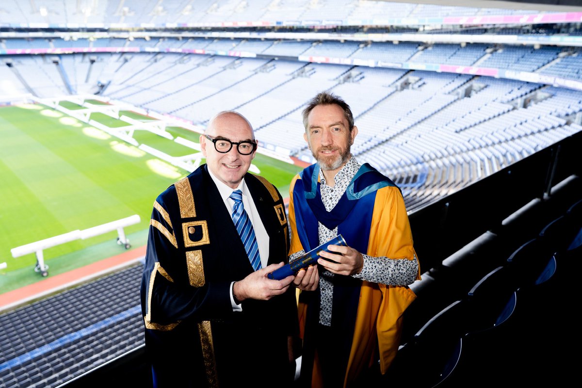 Many congratulations to David Brophy on this appointment. We were delighted to award David an @OpenUniversity Honorary Doctorate last October at our Dublin Degree Ceremony at @CrokePark #OUFamily