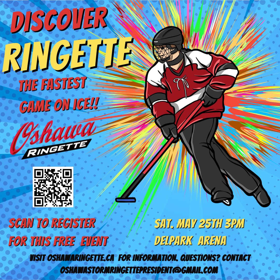 DISCOVER RINGETTE is coming up next month!  Get information on the programming we offer at Oshawa Storm Ringette Association.   Help spread the word by sharing this post with any neighbors,  friends,  or school mates  #discoverringetteoshawa #oshawaringette #getinthegame