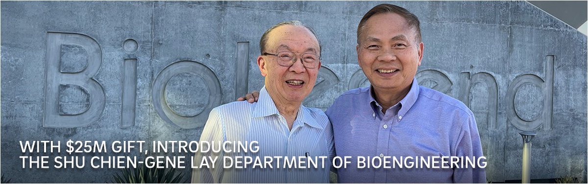 Check out this @uctelevision video featuring @UCSDJacobs Dean Al Pisano, Dr. Shu Chien, and Gene Lay talking about 'The Impact of #Bioengineering' and @ucsdbe! uctv.tv/shows/The-Impa…