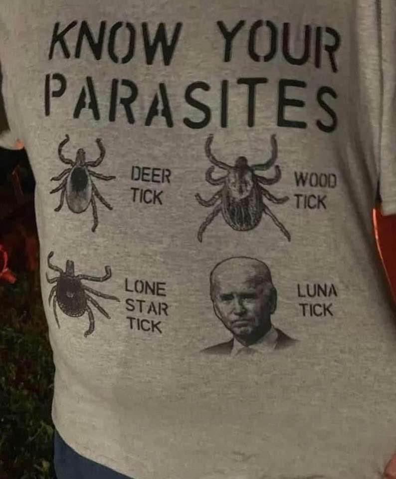 The biggest parasite of all is the luna Tic. 💩