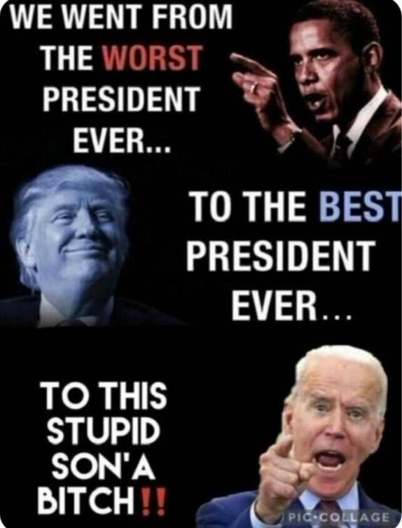Sorry for the bad language but it seems to fit this statement 👇👇 We went from an arrogant, condescending #Marxist to Heaven for four years & the rest of history 🤡 Outrageous! #BananaRepublic