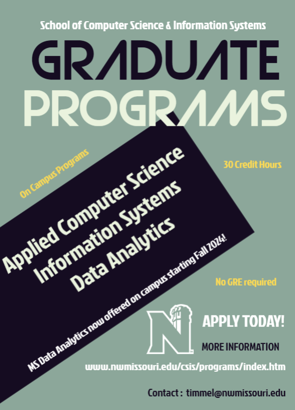 northwestcsis's tweet photo. Hello undergraduates! Thinking of furthering your academic career? Apply now to our graduate programs! MS Data Analytics will be offered on campus starting Fall 2024! https://t.co/7TChLmRlTE