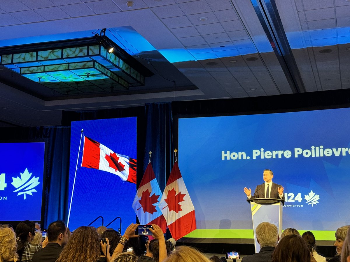 Our next Prime Minister @PierrePoilievre 👏👏👏 #csfn24