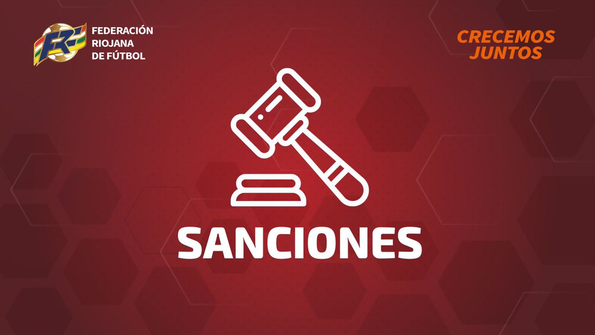 ⚖️ SANCIONES | Acuerdos de los Jueces de Disciplina y de los Comités de Competición, de día martes 9 de abril de 2024. 🔗frfutbol.com/pnfg/NPcd/NFG_…