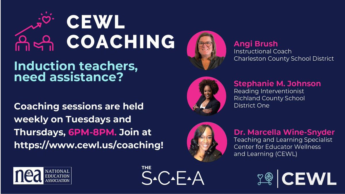Are you an induction teacher who needs support? CEWL Coaching is a FREE, ONLINE service that provides you with direct access to a veteran educator to ask questions. No judgements! No worries! Just solid 1:1 advice and support. #becewl #cewlcoaching