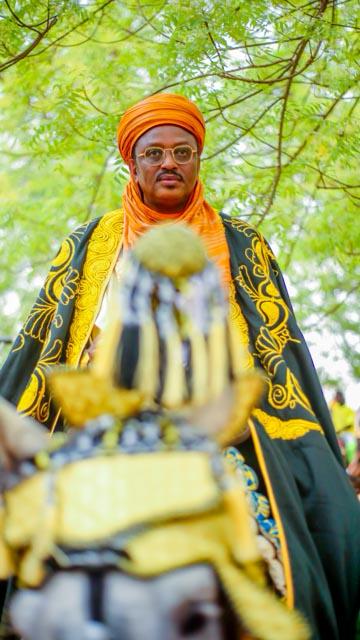 NskPolo's tweet photo. @NKangiwa the Turakin Kabi and progenitor of NSK Polo Ranch &amp; Resort yesterday at the 2024 Argungu Emirate Council Sallah Durbar in Argungu, Kebbi State. https://t.co/ck8UGASFGm