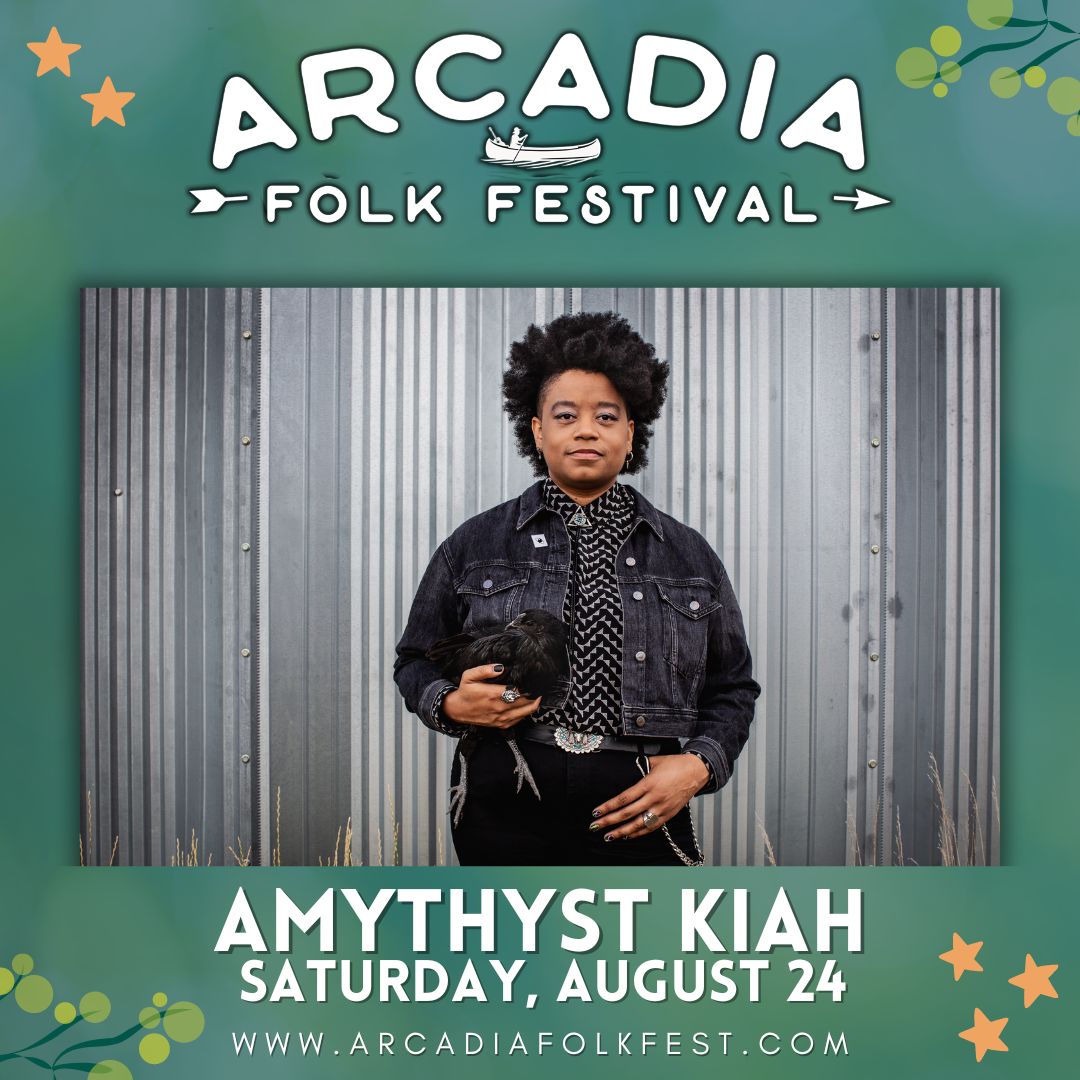 Just announced: Looking forward to the @SigSoundsPrsnts Arcadia Folk Festival this coming August! 🐦‍⬛🚣‍♂️ ➡️arcadiafolkfest.com 🎟️
