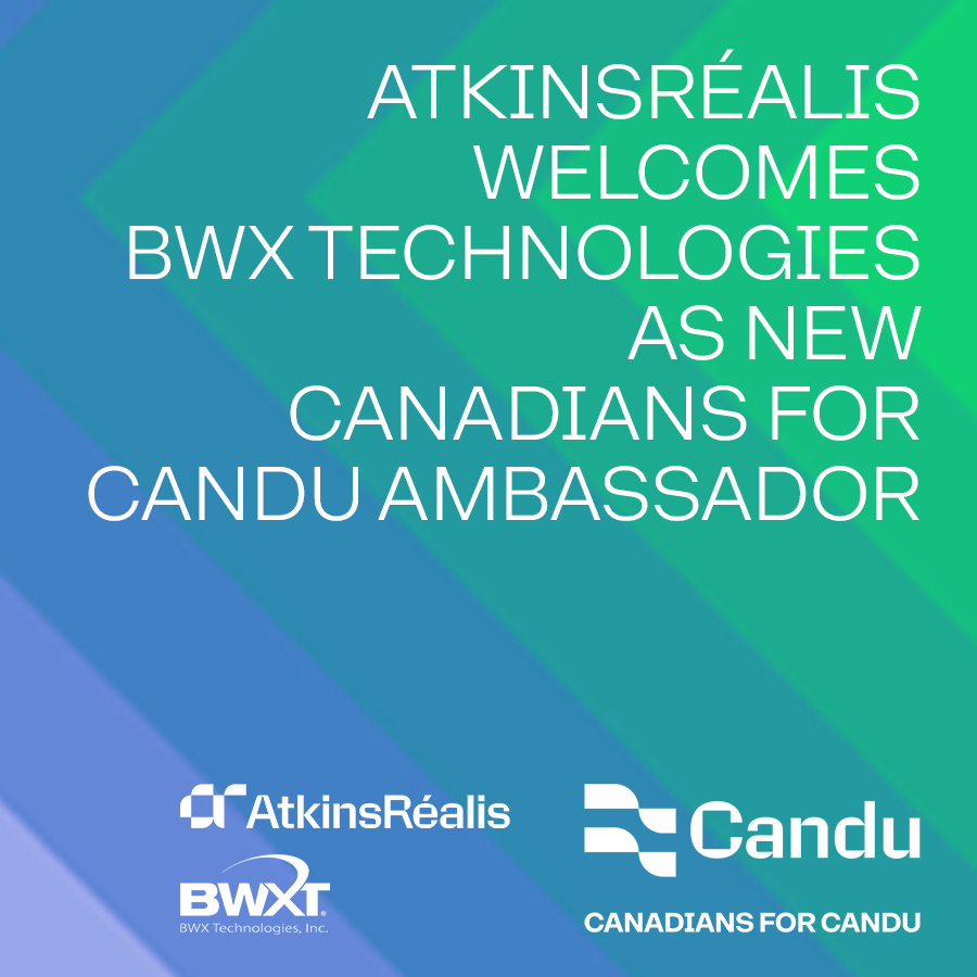 The @Canadians4CANDU campaign is growing! Today it welcomed another ambassador: @BWXT Canada Ltd. Read more here: atkinsrealis.com/en/media/trade… #CanadiansForCANDU #NetZeroNeedsNuclear #CANDUMONARK