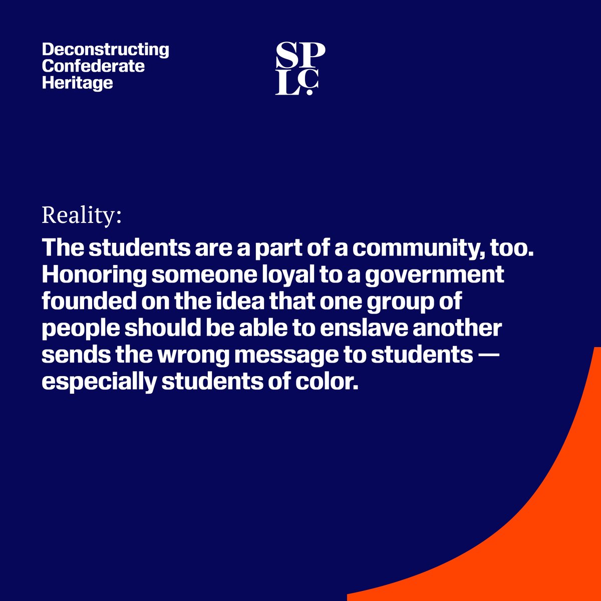 FACT🎯: Students deserve safe, inclusive learning environments!

U.S. public schools should never pay homage to proslavery individuals. It's past time the South leads the nation in renaming schools named after Confederates.

Read📲: bit.ly/3WcgfOr 

#WhoseHeritage