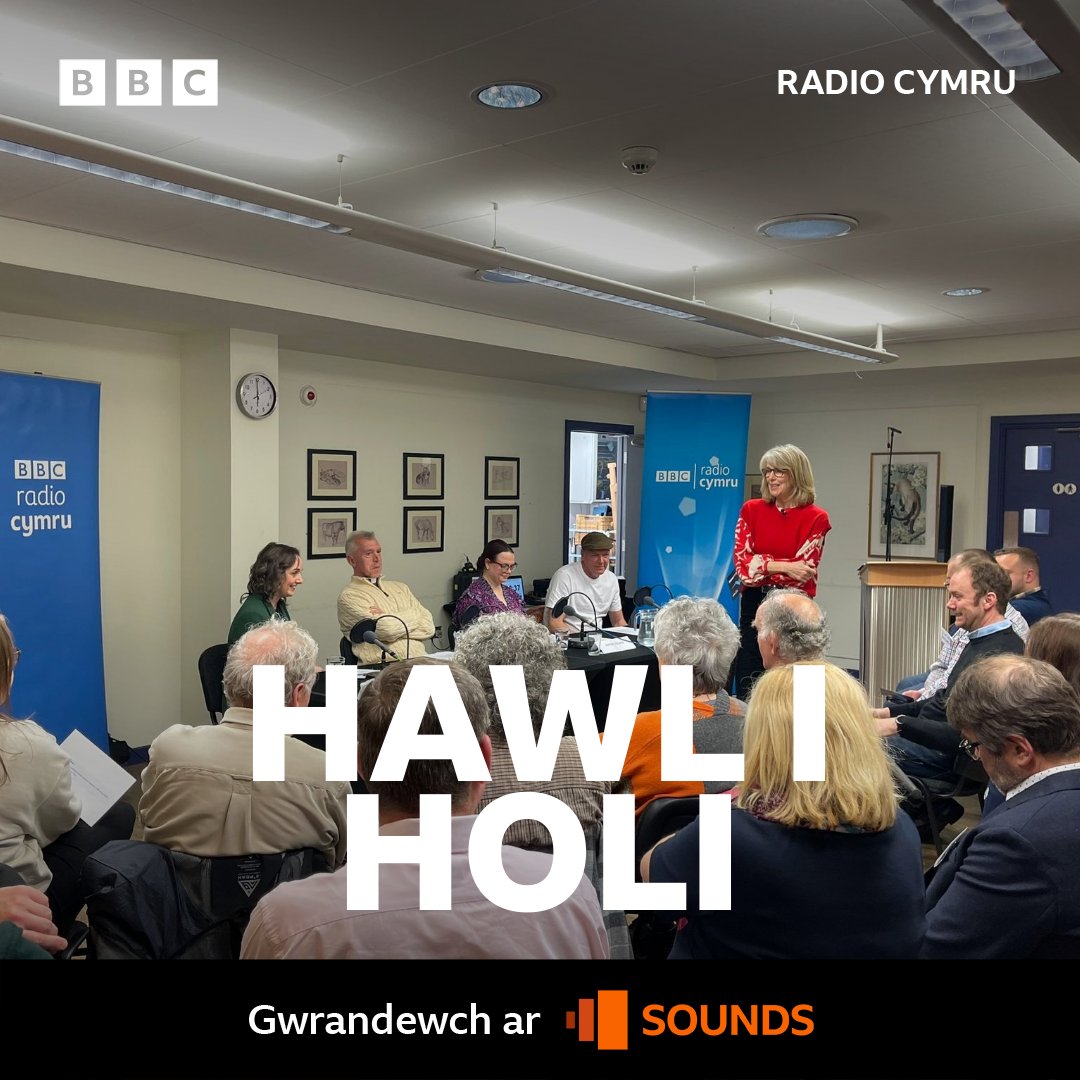 YN FYW NAWR: Hawl i Holi, o Oriel Môn, Rhosmeirch! Ar y panel: - Archesgob Cymru, Andy John - Gareth Wyn Jones - Arweinydd Cyngor Môn, Llinos Medi - Joanna Stallard, ymgeisydd y blaid Llafur yn Nwyfor Meirionnydd Gwrandewch nawr ar BBC Sounds: bbc.in/3PZwo5T