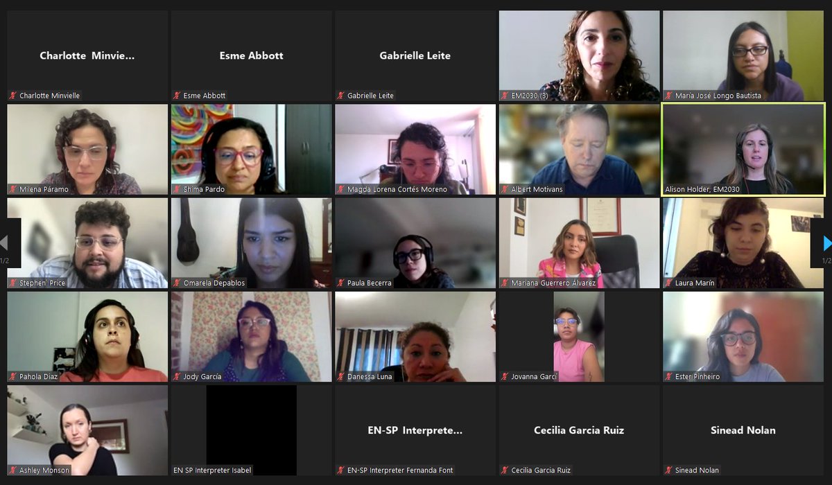 Equal2030's tweet photo. Incredibly warm words from @alieholder as we close, highlighting how inspirational our data fellows are as they work to challenge misinformation and shed light on underrepresented issues. Their work is key to tackling #GenderInequality and driving progress!
Thank you all! ✨ https://t.co/ZxEk5RysuU