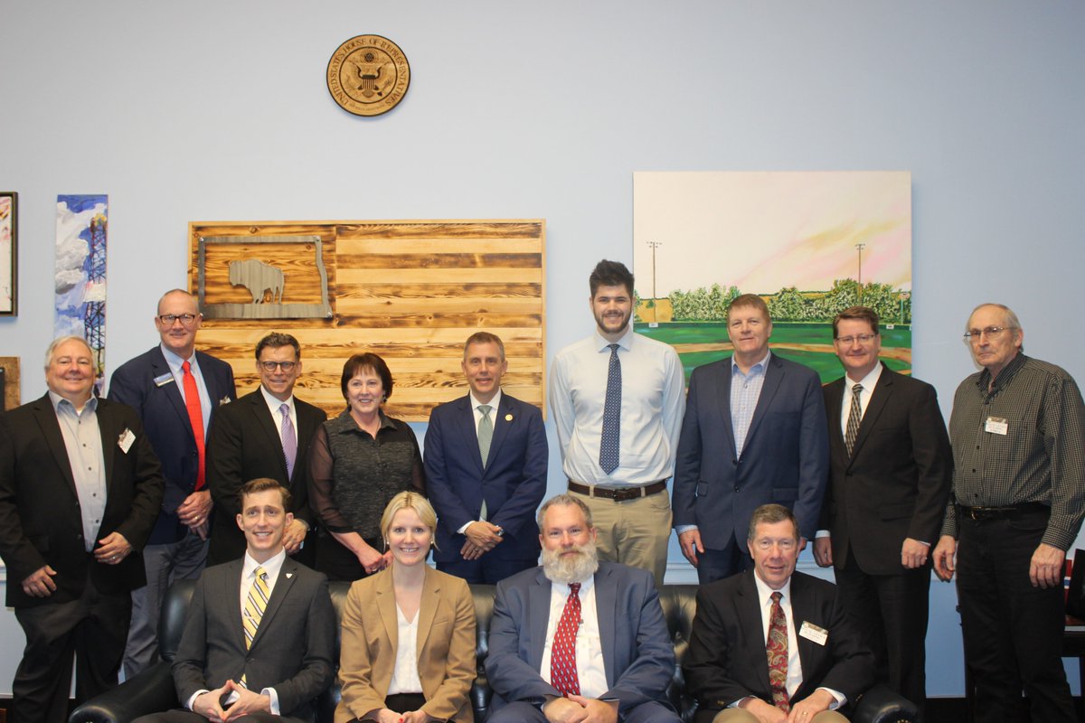 Last month, I had the honor of hosting the Dakota Credit Union Association to discuss my bill, H.R. 1059, the SECURE Notarization Act of 2023, which will help increase the use of online notaries. The bill passed the House with broad bipartisan support. Thank you for coming by!