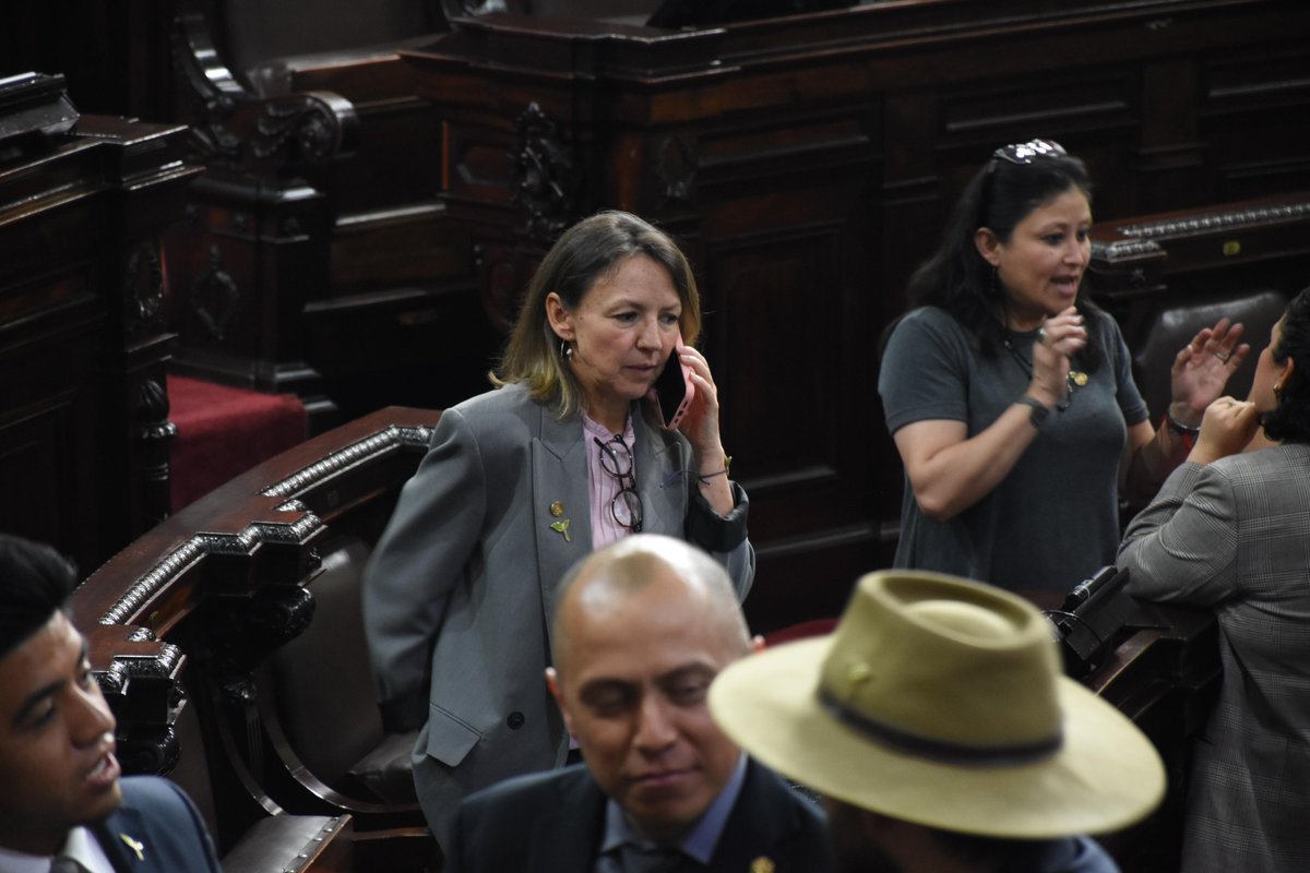 La diputada Patricia Orantes, del bloque suspendido Semilla, estará presentando su renuncia ante el pleno del Congreso este Jueves. De forma extraoficial se conoce que estaría siendo nombrada como Ministra de Ambiente y Recursos Naturales ⬇️

#Congreso #MinistraDeAmbiente