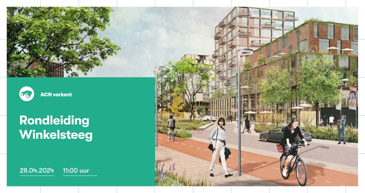Eén van de belangrijkste stadsuitbreidingen van Nijmegen is 𝗪𝗶𝗻𝗸𝗲𝗹𝘀𝘁𝗲𝗲𝗴. Het moet het oude vinex-denken ver achter zich laten en een stadsdeel worden waar wonen, werken en leven elkaar aanvullen. 

Rondleiding door 𝗠𝗶𝗰𝗵𝗲𝗹 𝗣𝗼𝘁𝘁: architectuurcentrumnijmegen.nl/single-post/ro…