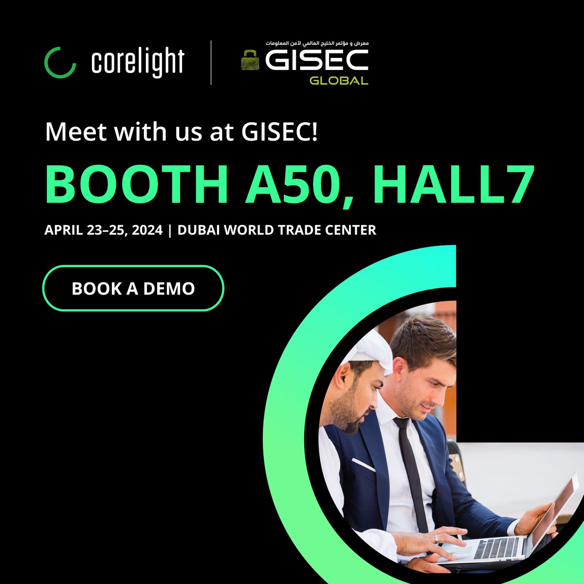 Join us at @GISECGlobal, the Middle East and Africa's largest cybersecurity event! Swing by booth A50 in Hall 7 to meet with meet with Alissar Abin, Basil Shahin, and Karthik Ramakrishnan, and explore how to amplify your #cyberdefense and complete your security stack with our