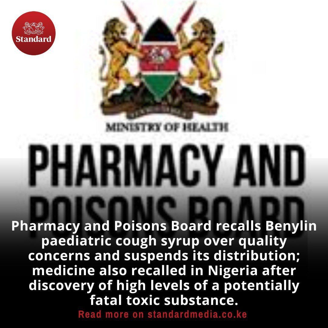 Now that you dont want to listen, you will continue suffering.

By the time the government intervenes, the cough syrups will have inflamed your baby's brains, liver, and kidneys.

Keep your children away from cough syrups.

They are mostly useless.

#BetterTogether