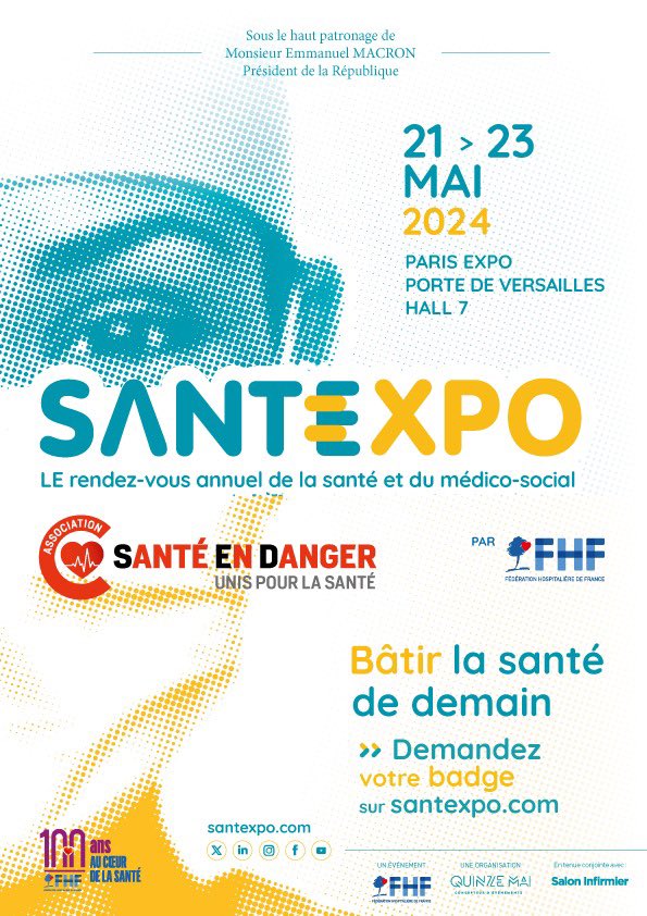 Nous sommes très heureux de vous annoncer la présence d’une stand à @parisSANTEXPO avec l’ensemble des collectifs, d’une même voix pour dénoncer les politiques de santé de ce pays : @CollectInterHop @InterUrg @InterBlocs @MedPourDemain et @Idelencolere tous ensemble !!!📆🧨🔥‼️