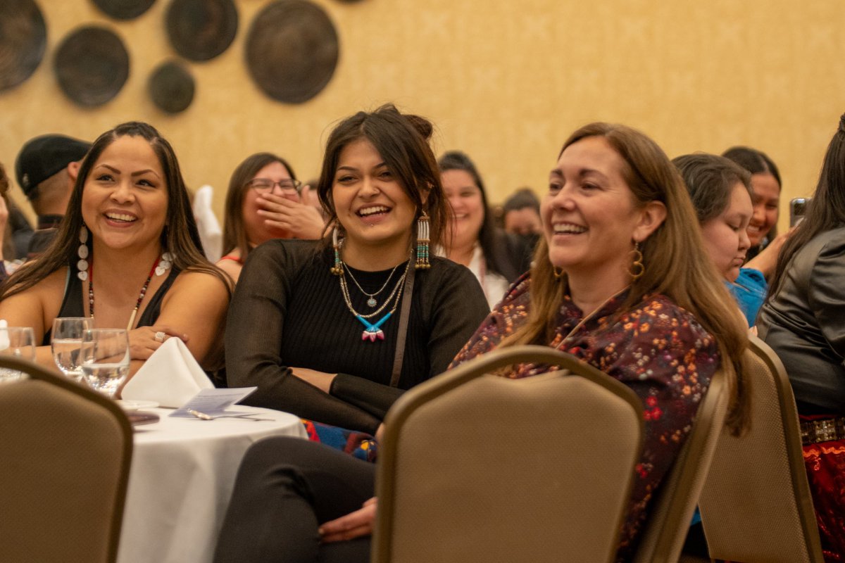 We also enjoyed the good medicine that Kasey Nicholson brought through comedy at the conference banquet! Indigenous laughter filled the room ❤️ #NICWA2024