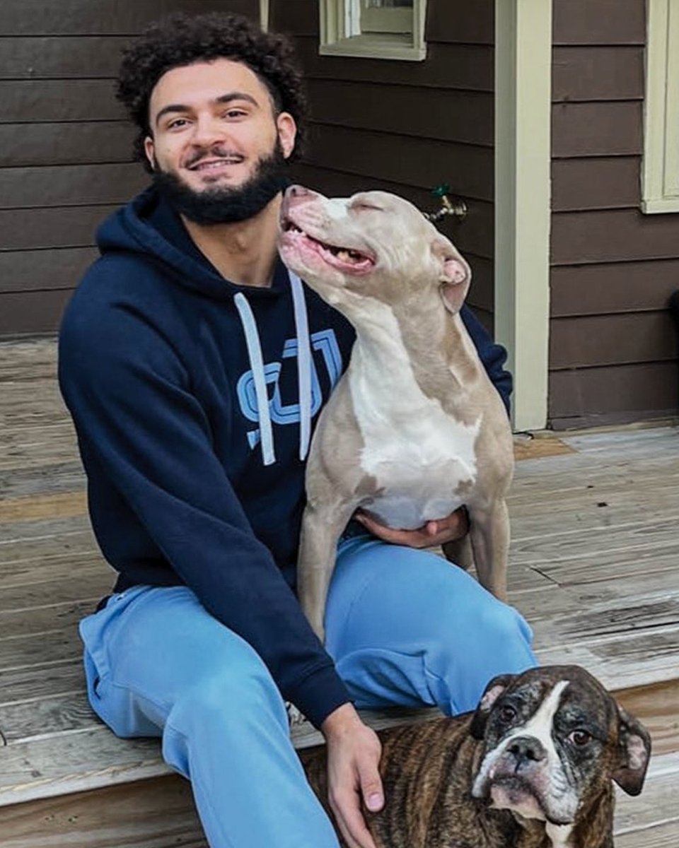 A man's best friend. Happy National Pet Day. 🐕 Check out our guys with their dogs and learn their names below. 👇 @bam1of1: Gigi & Goldyn @youngoch: Remi @stephencurry30: Rookie & Reza @droddy22: Dusty & Hulk